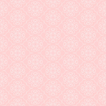 pink seamless floral pattern