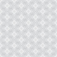 Gray Seamless Geometric Pattern