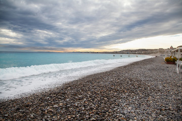 Die schönen gegenden von Südfrankreich, Strand, Meer, einfach wunderschön, Wellen