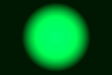A light bulb illuminating a black background