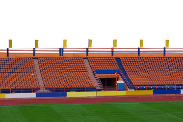 Obraz premium Empty stadium seats