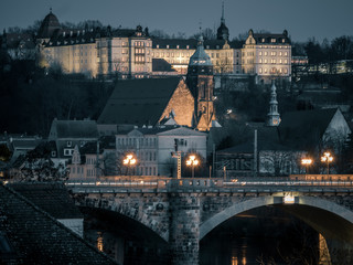 Ansicht auf die Historische Stadtkirche St. Marien Pirna