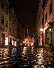 Fototapeta premium Pirna in der Nacht