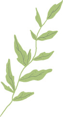 St.Valentine's Day illustration for clipart and holiday postcard. Hand painted illustration on the white isolated background.