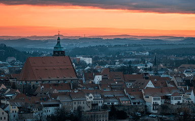 Ansicht auf die Historische Stadtkirche St. Marien Pirna