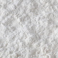 Uncooked white wheat flour background