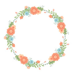 St.Valentine's Day illustration for clipart and holiday postcard. Hand painted illustration on the white isolated background.