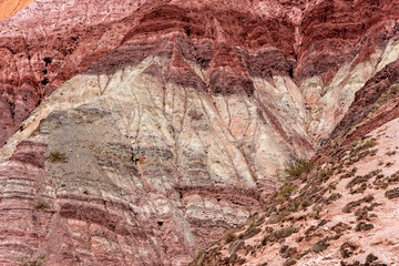 Colorful hillside in Purmamarca, Argentina