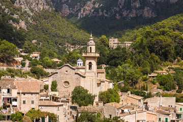 Fototapeta na wymiar View at Valdemossa, Majorca,Mallorca, Balearic Islands, Spain, Europe