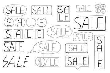 Sale label set