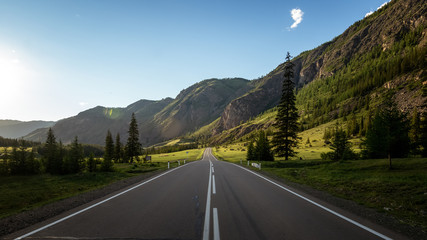 Altai highway to the mountains, Russia, Altai © 7ynp100