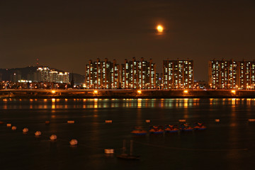 서울 한강의 야경