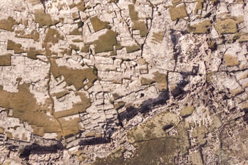 View of the ruins of the old city, abstract patterns for the background or wallpaper