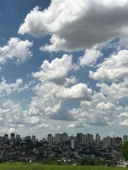 Fototapeta premium blue sky and clouds