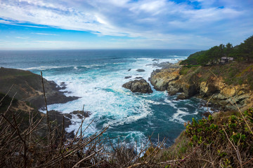 Fototapeta na wymiar Pacific Ocean Overlook