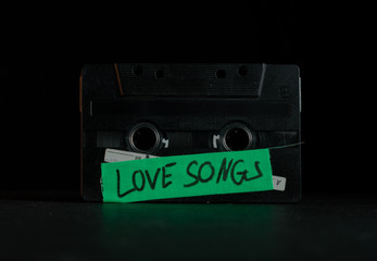 90's Style audio cassette with handwritten 
