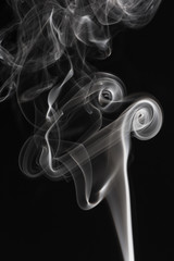 abstract smoke forms closeup