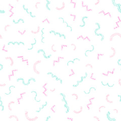 Abstract seamless pattern. Simple scratchy texture