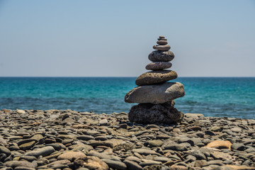 Armonía en la playa.