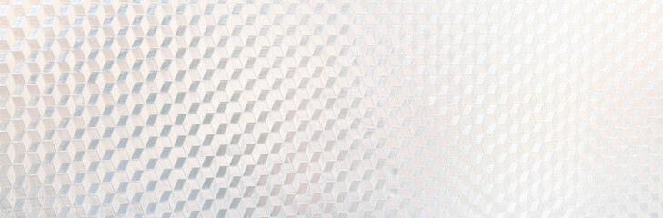 Reflective metal surface. Reflective metal with diamond shaped triangles