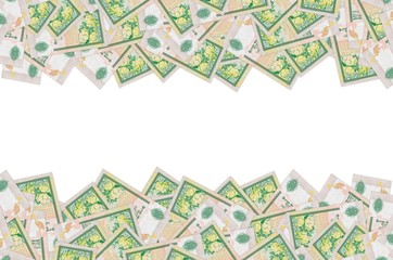 10 Sri Lankan rupees money bill colored banknote pattern