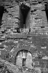 Historical fortification. The location is known as the Green Theater. Kiev, Ukraine.