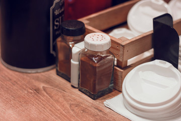  The workplace of the barista. coffee house