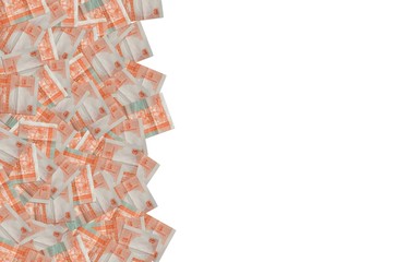 Santa Clara battle on cuban banknote of orange three pesos convertibles 2016