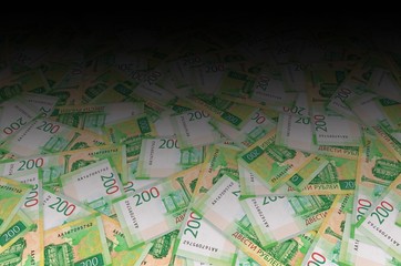 View of Tauric Chersonesos on new 2017 green russian 200 rubles banknote