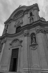L'Aquila, Abruzzo. Church of Santa Maria del Suffragio, also known as the Church of the Holy Souls.