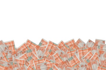 Santa Clara battle on cuban banknote of orange three pesos convertibles 2016