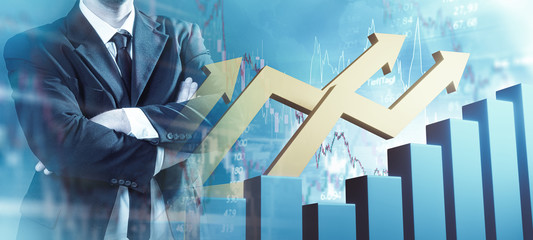 Chart Finanzen Businessman 
