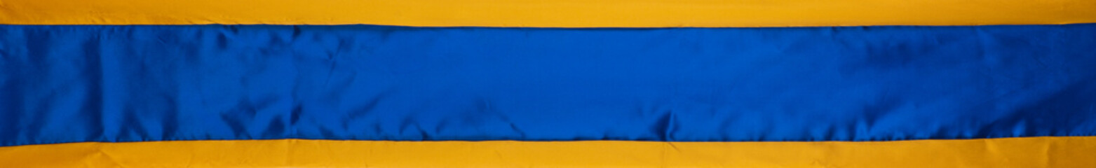 background striped yellow blue silk belt