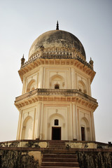 Fototapeta na wymiar 7 Tombs of Hyderabad, India Sultan Quli Qutb Mulk's tomb was built in 1543.