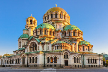 Fototapeta na wymiar Cathedral Saint Aleksandar Nevski