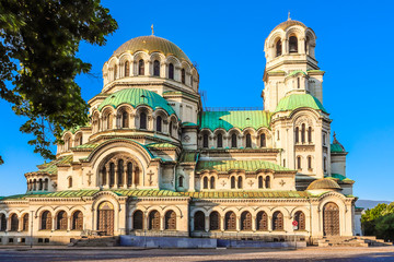 Fototapeta na wymiar Cathedral Saint Aleksandar Nevski