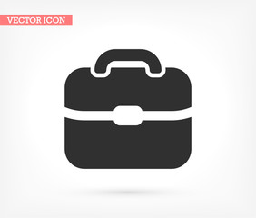 Portfolio vector icon , lorem ipsum Flat design