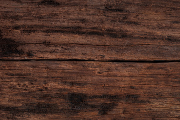 Old wooden boards texture, retro. Antique wood table and floor surface. Vintage desk structure wallpaper. Rustic wood plank background - copy space, banner.