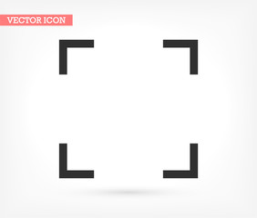 Fototapeta premium Vector icon Full screen , lorem ipsum Flat design