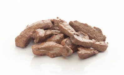 Isolated fried liver