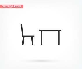 Fototapeta premium Tableicon vector icon , lorem ipsum Flat design