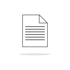 simple document design icons  for your website design, logo, app, UI, vector illustration and others