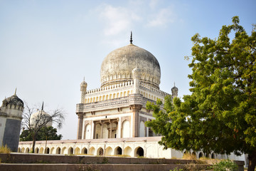 Fototapeta premium Seven Tombs of Hyderabad, India Sultan Quli Qutb Mulk's tomb was built in 1543