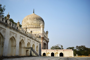 Seven Tombs of Hyderabad, India Sultan Quli Qutb Mulk's tomb was built in 1543