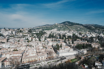 Fototapeta na wymiar chopped view of a modern city with white houses