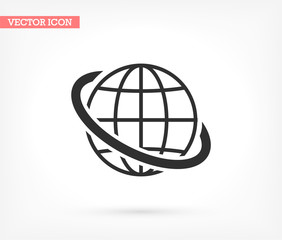 World Vector icon design 10 eps illustration