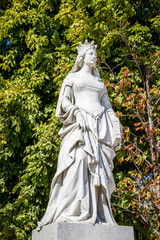 Fototapeta premium Statue of Valentine de Milan in Luxembourg Gardens, Paris