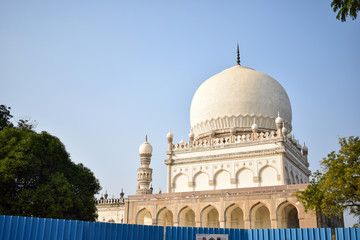 Fototapeta na wymiar Seven Tombs of Hyderabad, India Sultan Quli Qutb Mulk's tomb was built in 1543