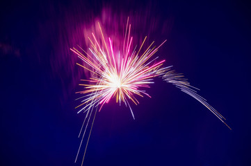 Naklejka premium fireworks
