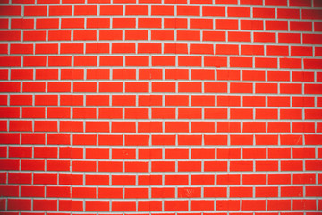 Fake wall or red brick wallpaper